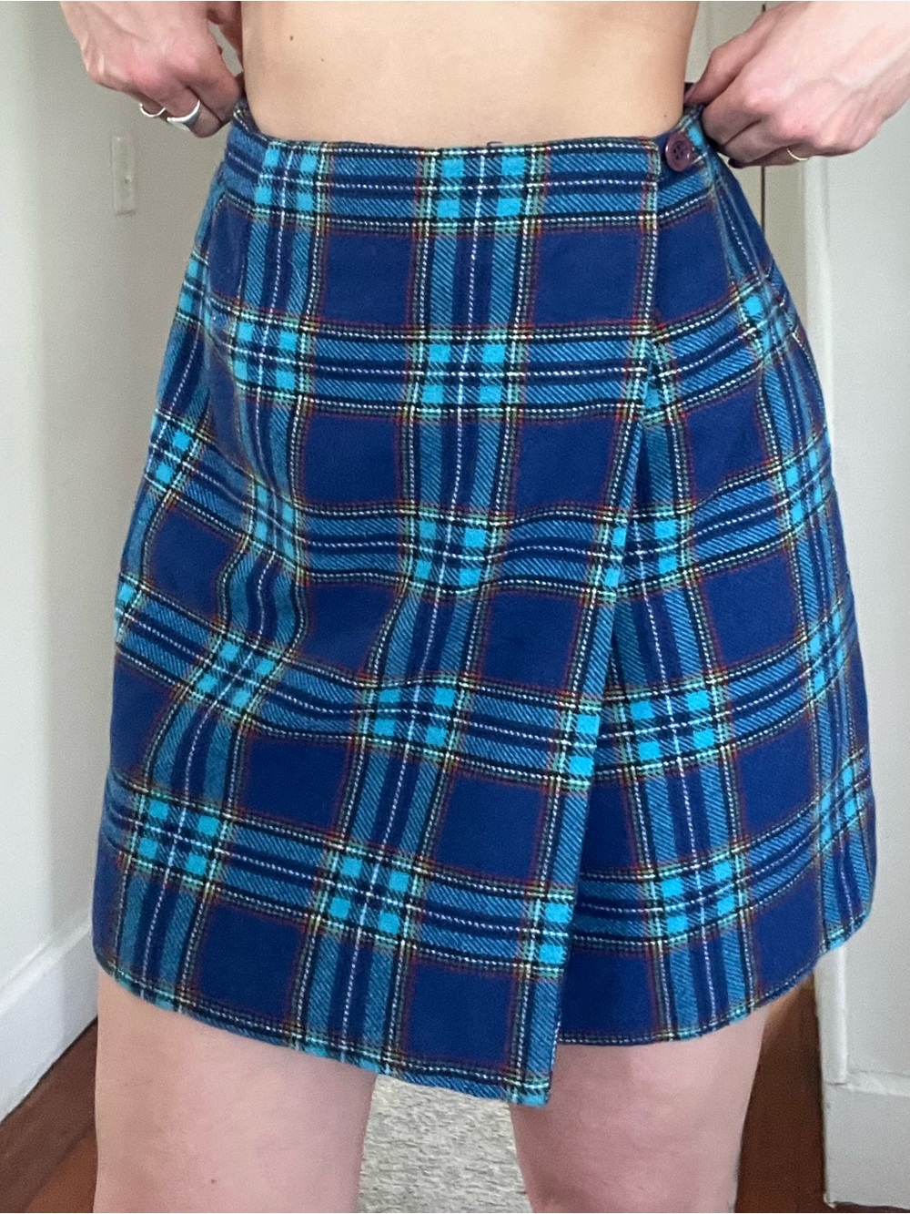Vintage Plaid Skirt